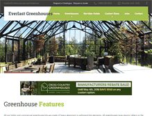 Tablet Screenshot of everlastgreenhouses.com